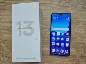 Xiaomi 13 Lite 5G 8GB/256 GB cierny, top stav, zaruka