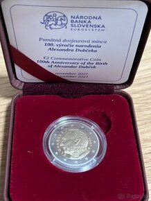 2€ PROOF A. Dubček 2021