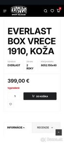 Vrece na box Everlast 1910