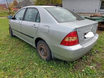 Predám nahrandne diely Corolla e12 sedan 02-07 1.4 Vvti 4ZZ