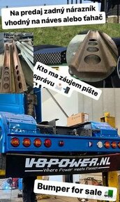 Zadný nárazník Scania,Volvo, Mercedes, Daf, Krone, Schmitz