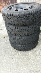 Predám kolesá zimné pneumatiky 165/70 R14