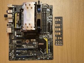 Základná doska MSI Z77 MPOWER + i7 3770K + 16GB RAM