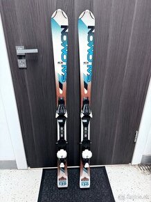 Detske lyže 130 cm Salomon JR800 + Salomon L7