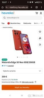 Motorola noe edge 5G  8gb/256gb red