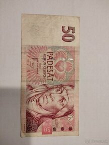 50 korún Českých rok 1997 - 1