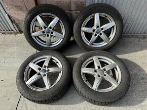 16" Elektrony 5x112 so zimnymi pneu 205/60 R16 - 1