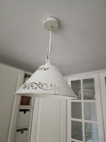 Rustikálna patinovaná lampa