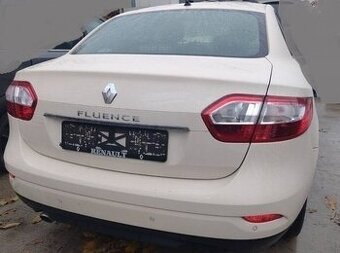 Renault Fluence predám Dvere, naraznik zadný, motor H4M D7