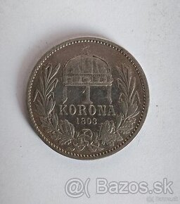 1 Koruna Rakusko Uhorsko Frantisek Jozef I. - 1