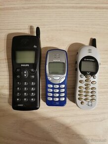 Motorola,Sagem, Nokia Philips Retro Staré telefóny