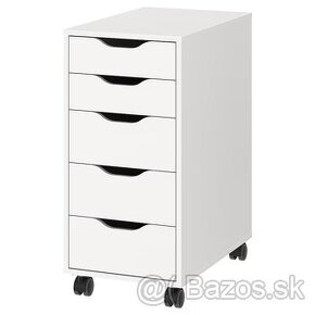 Pracovný kút IKEA – sklápací stôl + kontajner