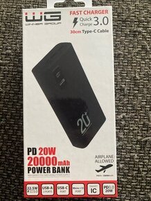 Powerbank 20000 mAh + 20W + QC 3.0 22.5W