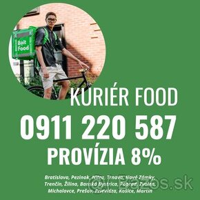 BOLT FOOD KURIÉR 8% SLOVENSKO