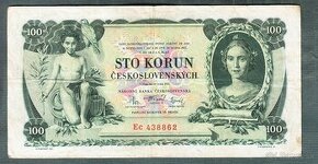 Staré bankovky - 100 korun 1931