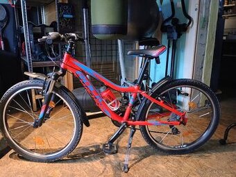 juniorský bicykel ROCK MACHINE 24" Surge 24 red/blue/black