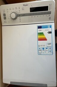 PREDÁM práčku Whirlpool 6 kg. - TDLR 60112 - 1