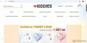 Predám nový detský eshop kiddies.sk