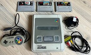 Super Nintendo SNES - konzola + hry