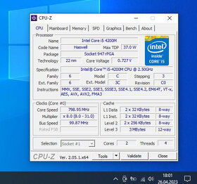 Intel Core i5-4200M SR1HA Socket G3 / notebook