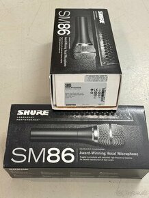 SHURE SM86 kondenzátorový mikrofón NOVÝ