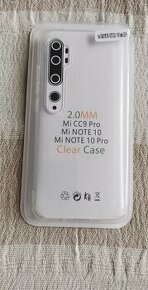 Obal zadný priesvitný na Xiaomi Mi note 10/pro