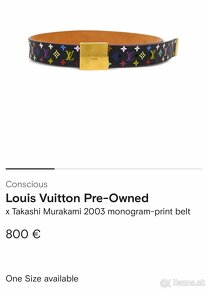 opasok dámsky Louis Vuitton Takashi Murakami