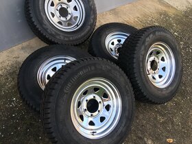 245/75r16 zimné pneu+disky continental - 1