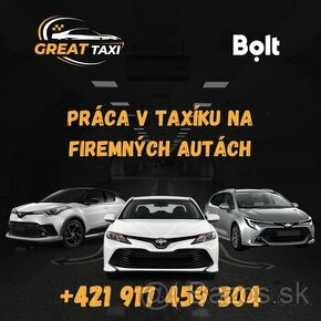 Vodič Taxi Bolt Bratislava na firemnom aute