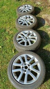 5x112 R17 originál Škoda disky + zimné gumy - 1