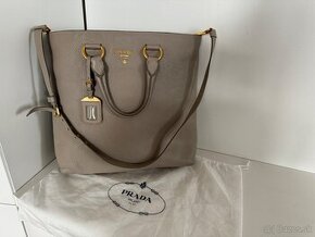 PRADA Vitello Grey tote kabelka