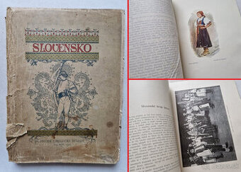 Kniha - Slovensko 1901 sborník Umělecká beseda místopis kroj