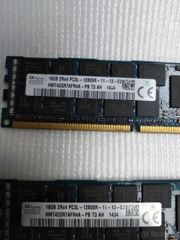 2x 16GB DDR3 1600MHz PC3L-12800R ECC RAM RDIMM SK Hynix