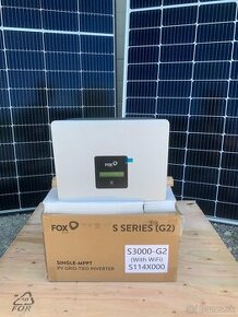 Fotovoltaické meniče Solax a Fox