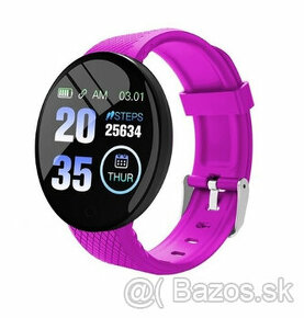 (IHNEĎ) Fitness Smart hodinky D18, fialové - 1