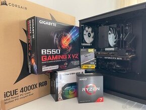 Herný počítač: RTX 3070/ Ryzen 7 5700X/ 32gb ram/ 1TB nvme