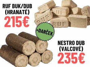 Brikety RUF aj NESTRO + darček zadarmo