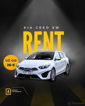 Autopožičovňa Košice Prenájom Kia ceed