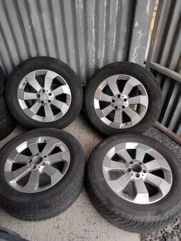 4ks alu disky orig. Mercedes 5x112 R18 + pneu 255/55 r18