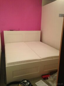 Manzelska postel ikea brimnes s celom 180x200 - 1