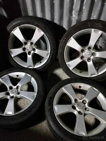 4ks alu disky orig. Mazda 5x114,3 R17 pneu 205/50 r17 5mm