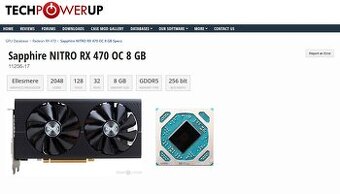 Sapphire NITRO RX 470 OC 8 GB DVI