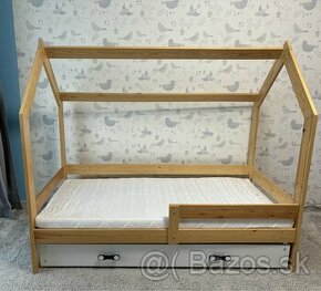 2x Domčeková posteľ s úložným priestorom 160x80