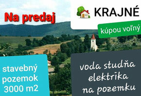 STAVEBNÝ POZEMOK PRI CESTE S PEKNÝM VÝHĽADOM KRAJNÉ - MYJAVA - 1