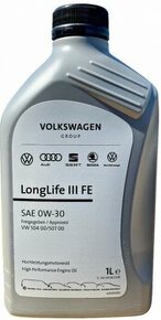 Olej Volkswagen LongLife III FE 0W-30 - 1