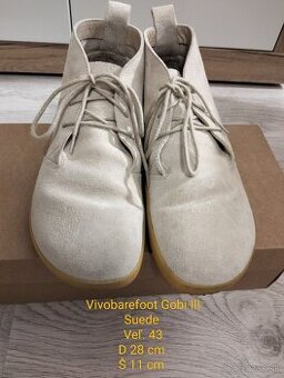 Vivobarefoot Gobi III Suede, vel. 43