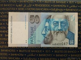 50Sk 1995 séria A  UNC