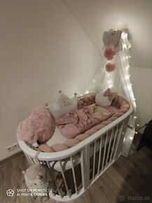 Postieľka BABY BED oval 8v1