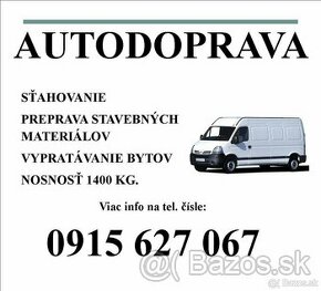 SŤAHOVANIE- AUTODOPRAVA