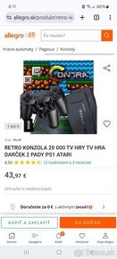 Tv retro hra nová 2 krát použitá